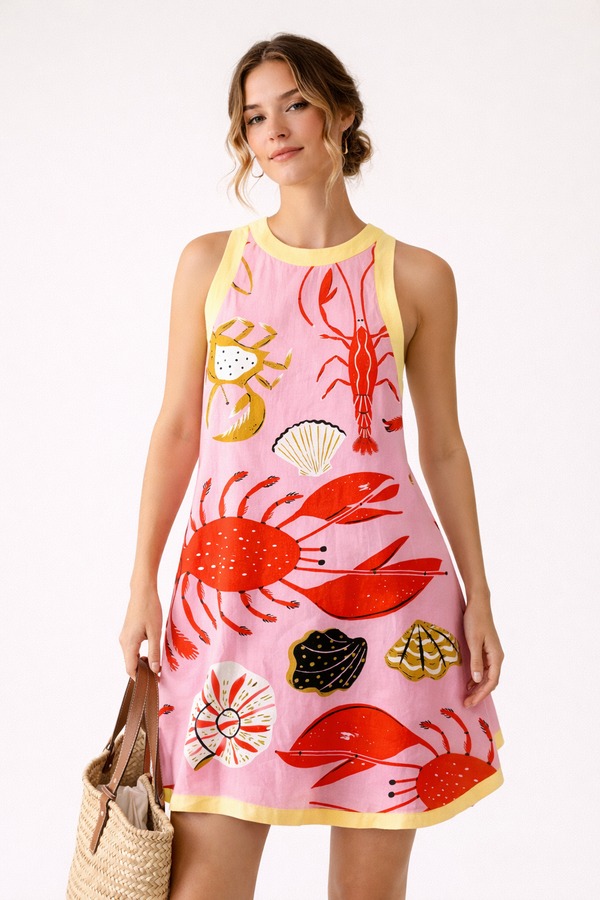 Koraal Nautical Mini Dress