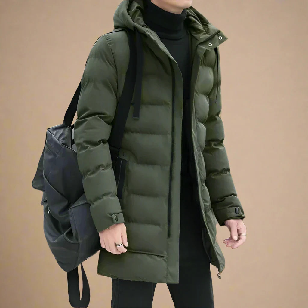 Leander Hooded Winter Parka - Green