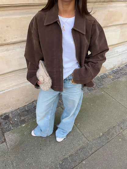 Lena Suede Jacket