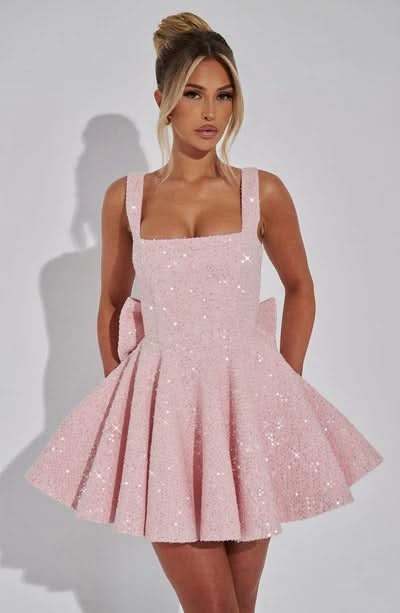 Lucia Mini Bow Dress