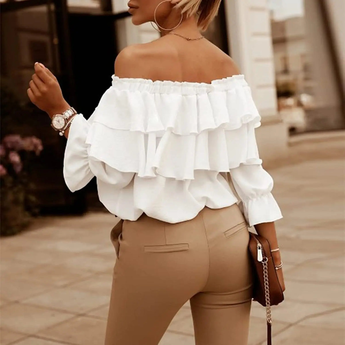 Lucilla Ruffle Top