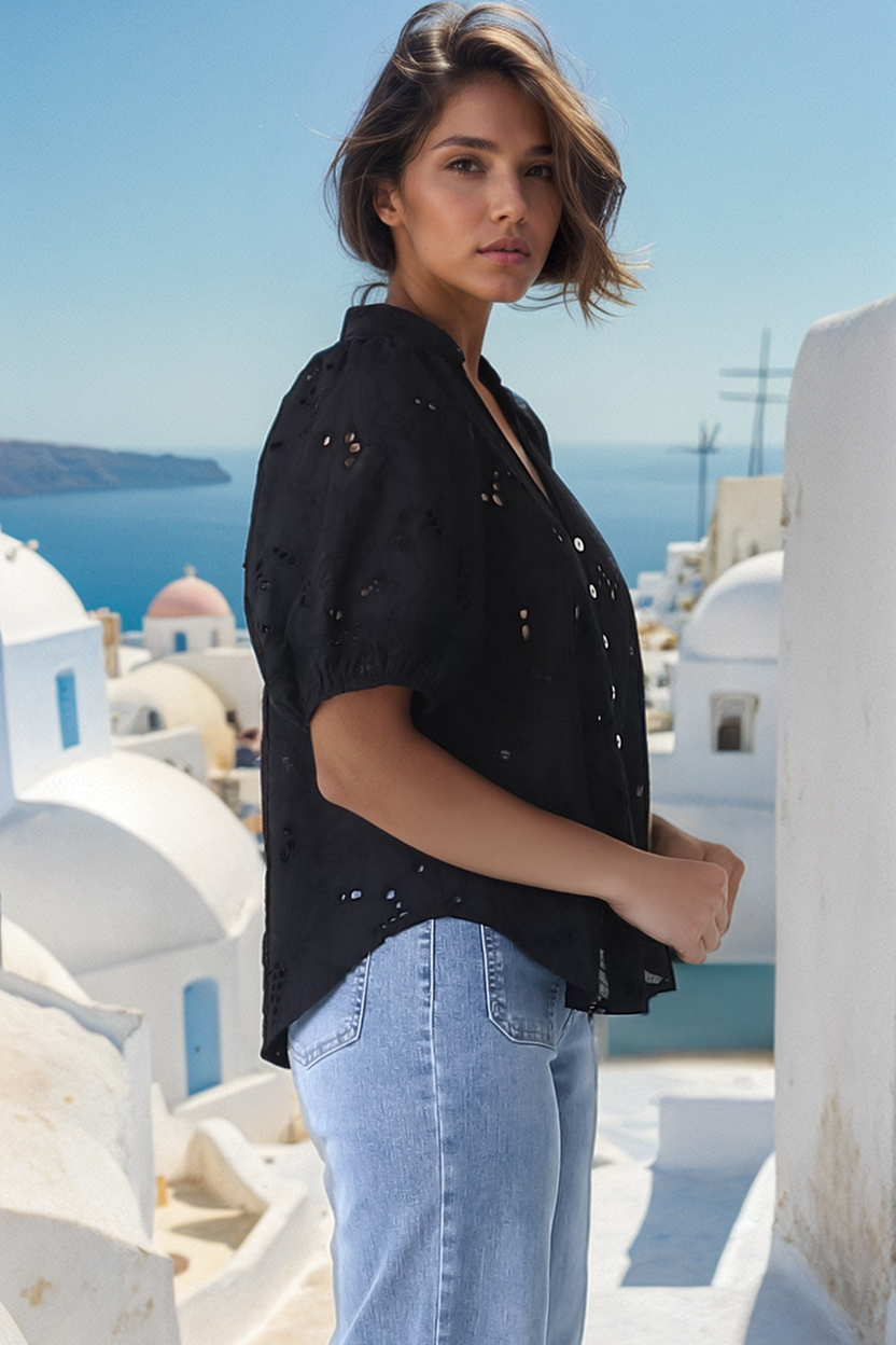 Ludovica Embroidered Top