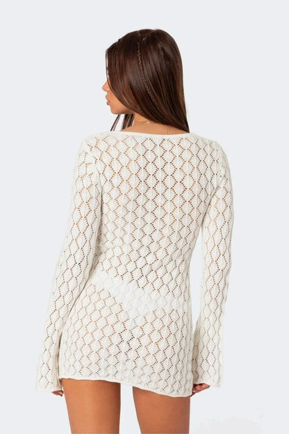 Mare Crochet Mini Dress