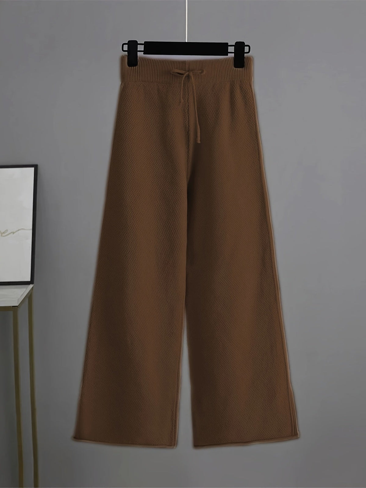 Melisa Knit Top and Wide-Leg Pants Set