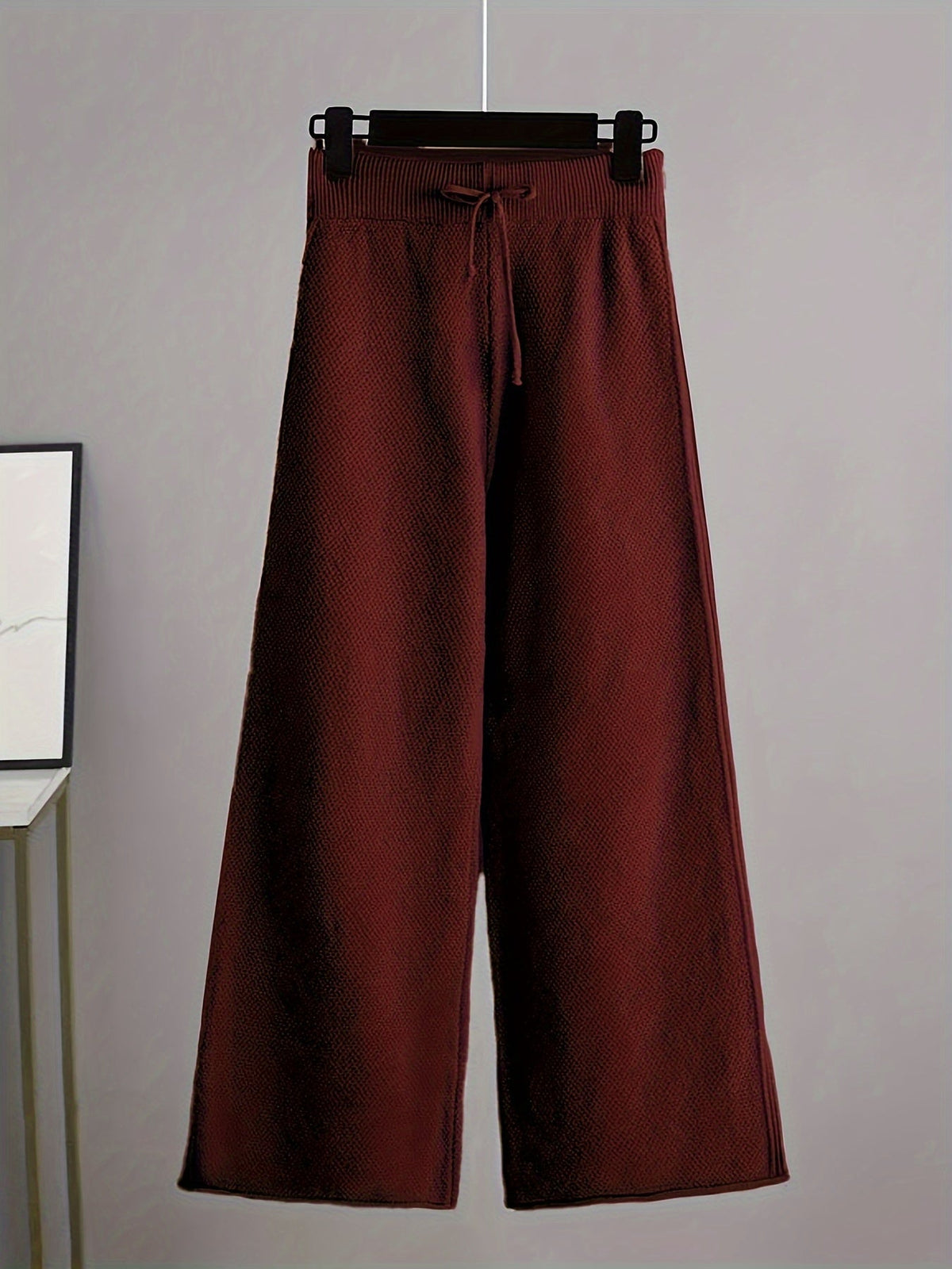 Melisa Knit Top and Wide-Leg Pants Set
