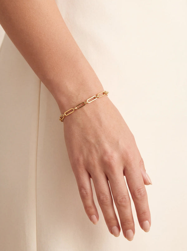 Melisande Paperclip Chain Bracelet