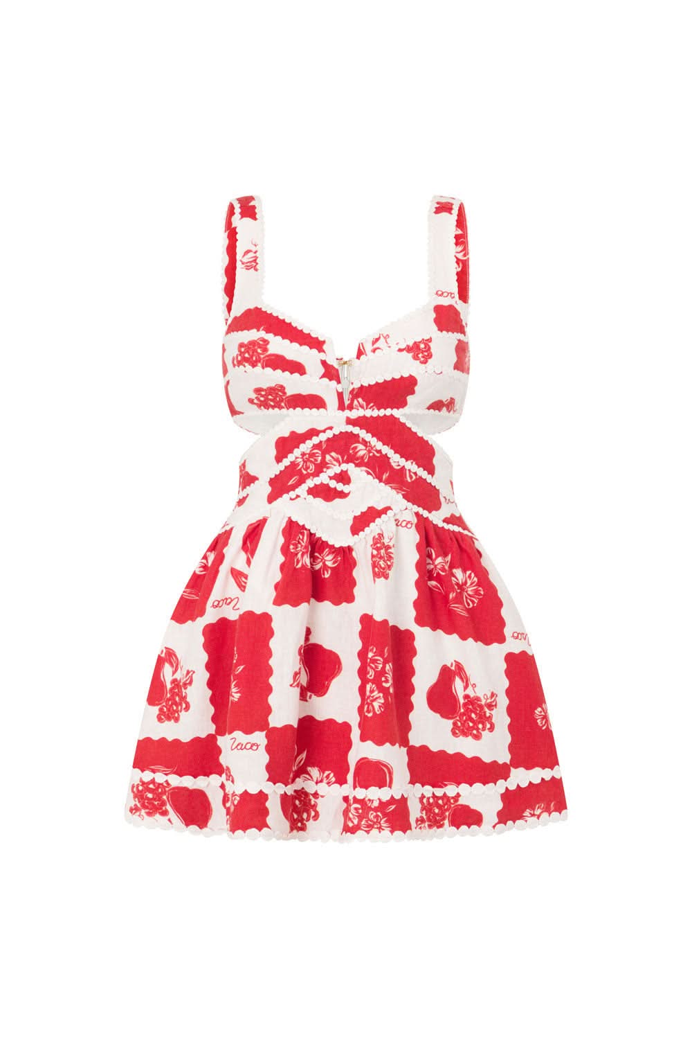 Carina Floral Cutout Mini Dress