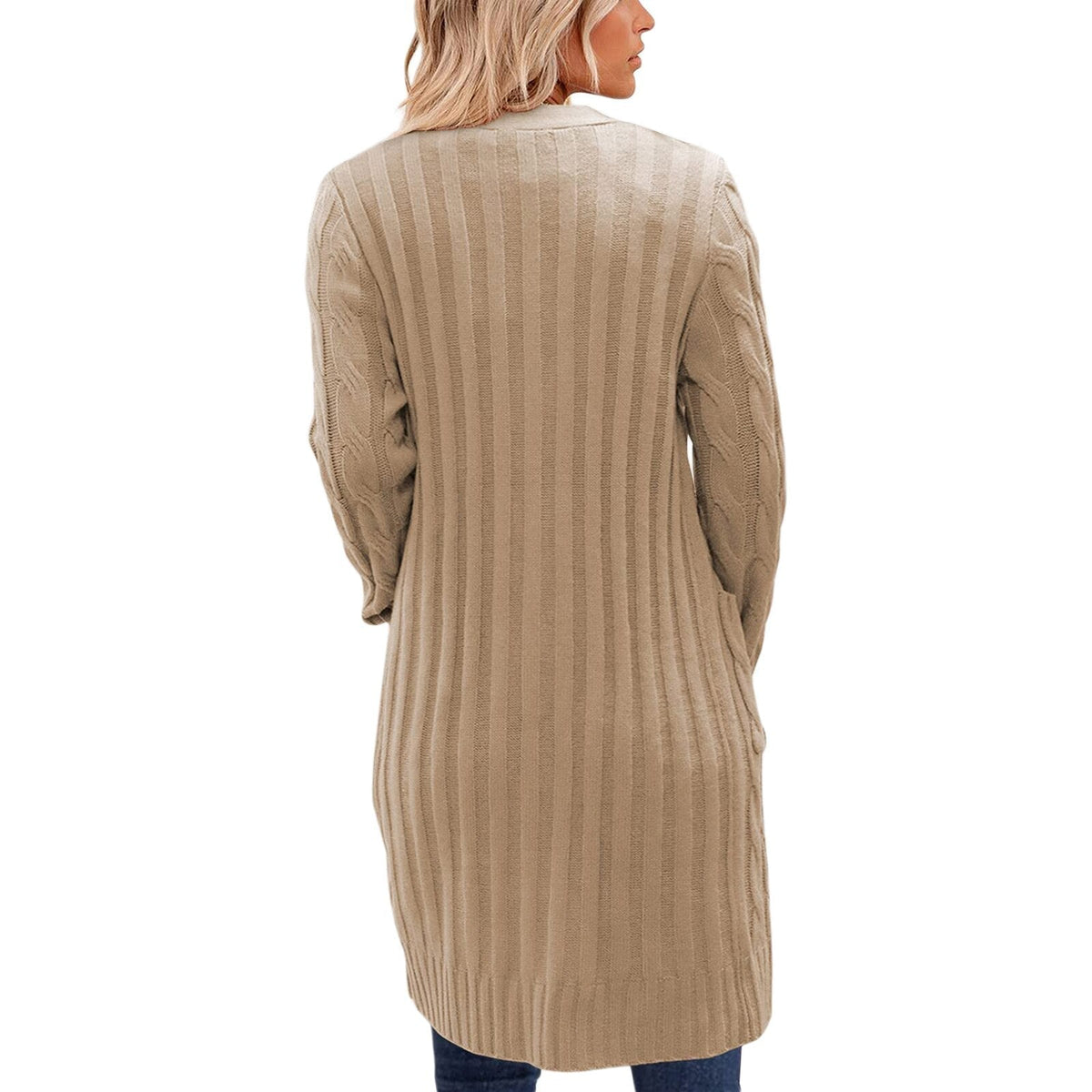 Odeline Cable-Knit Coat