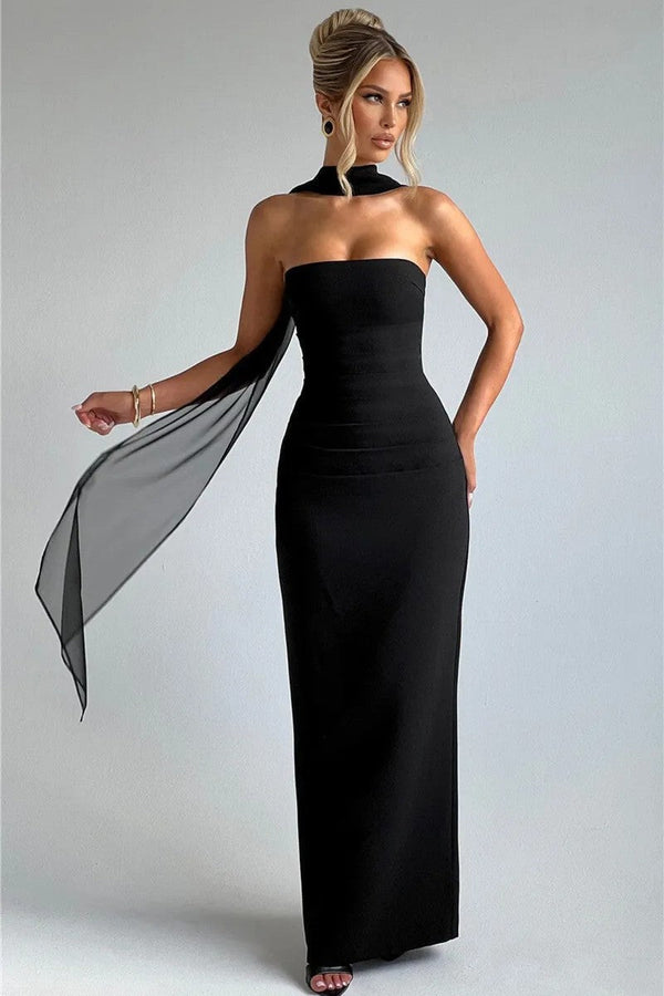 Onifa Scarf Maxi Dress