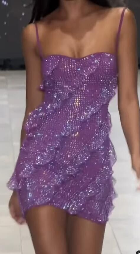 Padma Sequin Ruffle Mini Dress
