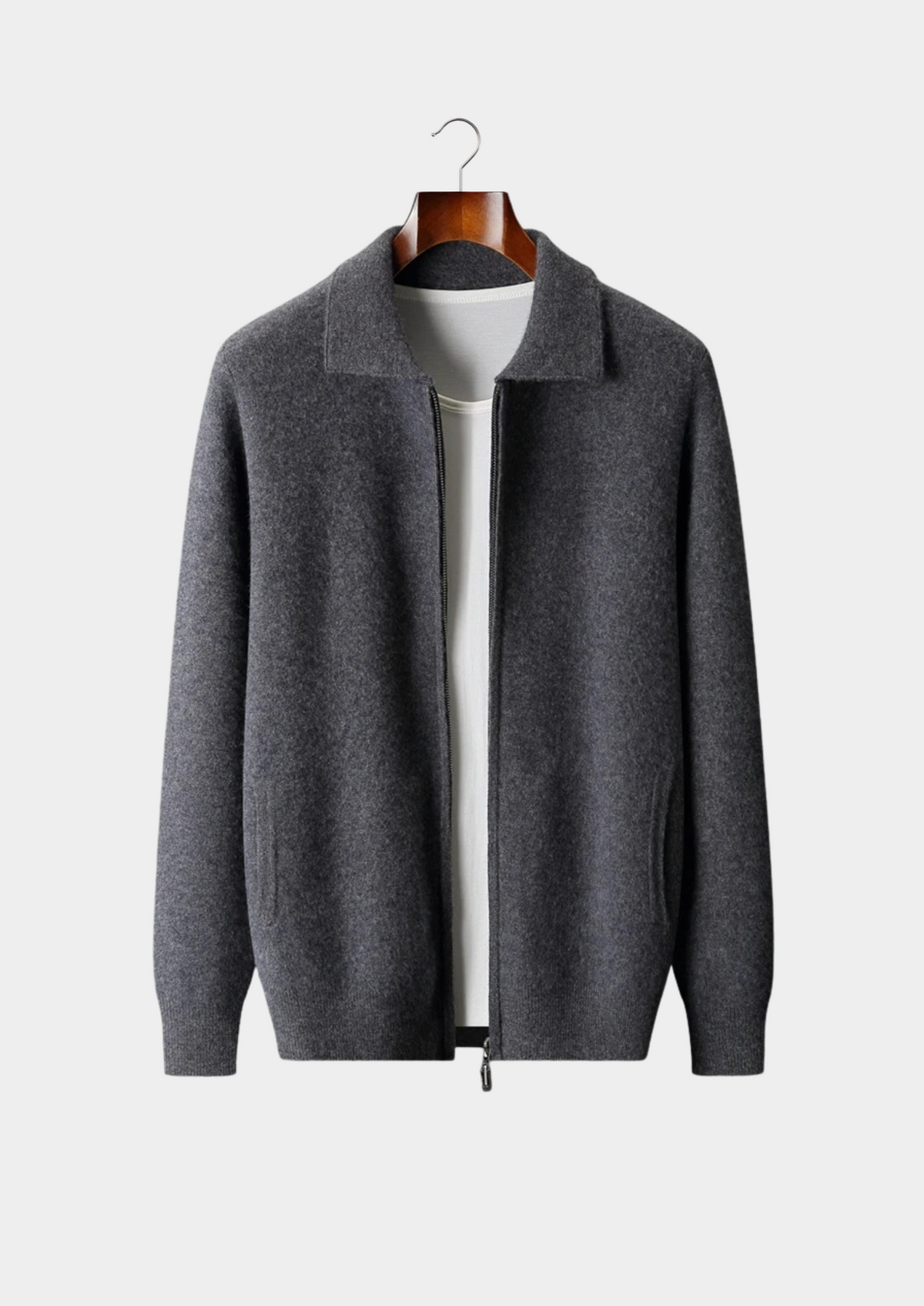 Reid Zip-Up Cardigan