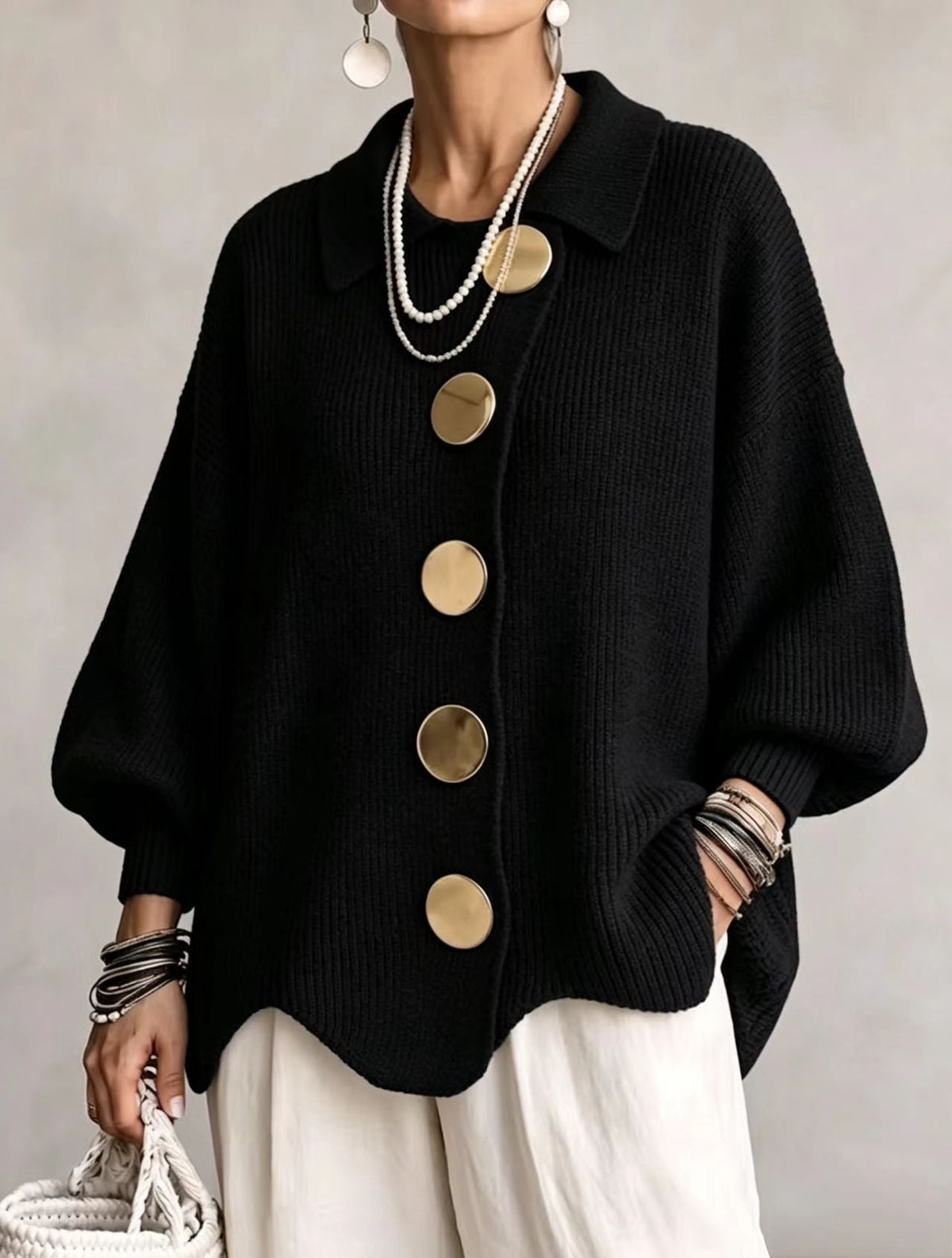 Rocio Knit Jacket - Black
