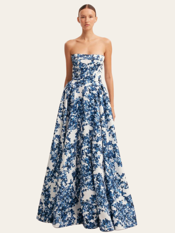 Sana Maxi Dress - Blue