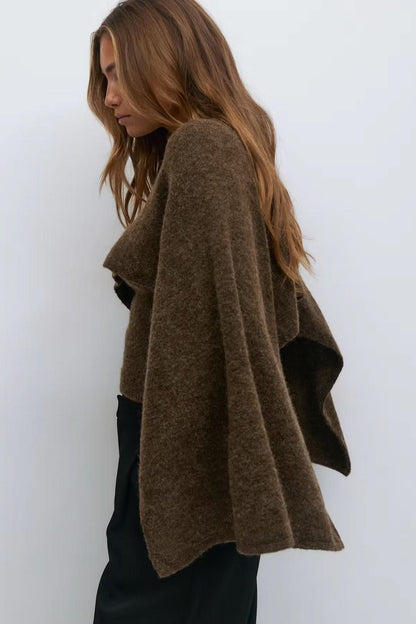 Stella Knitted Cape Top