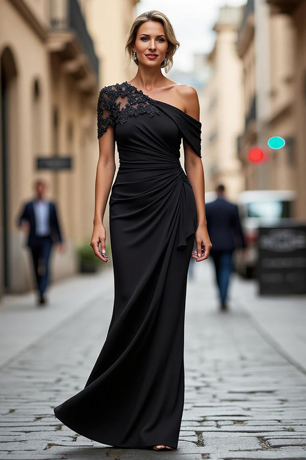 Zaida One Shoulder Maxi Dress