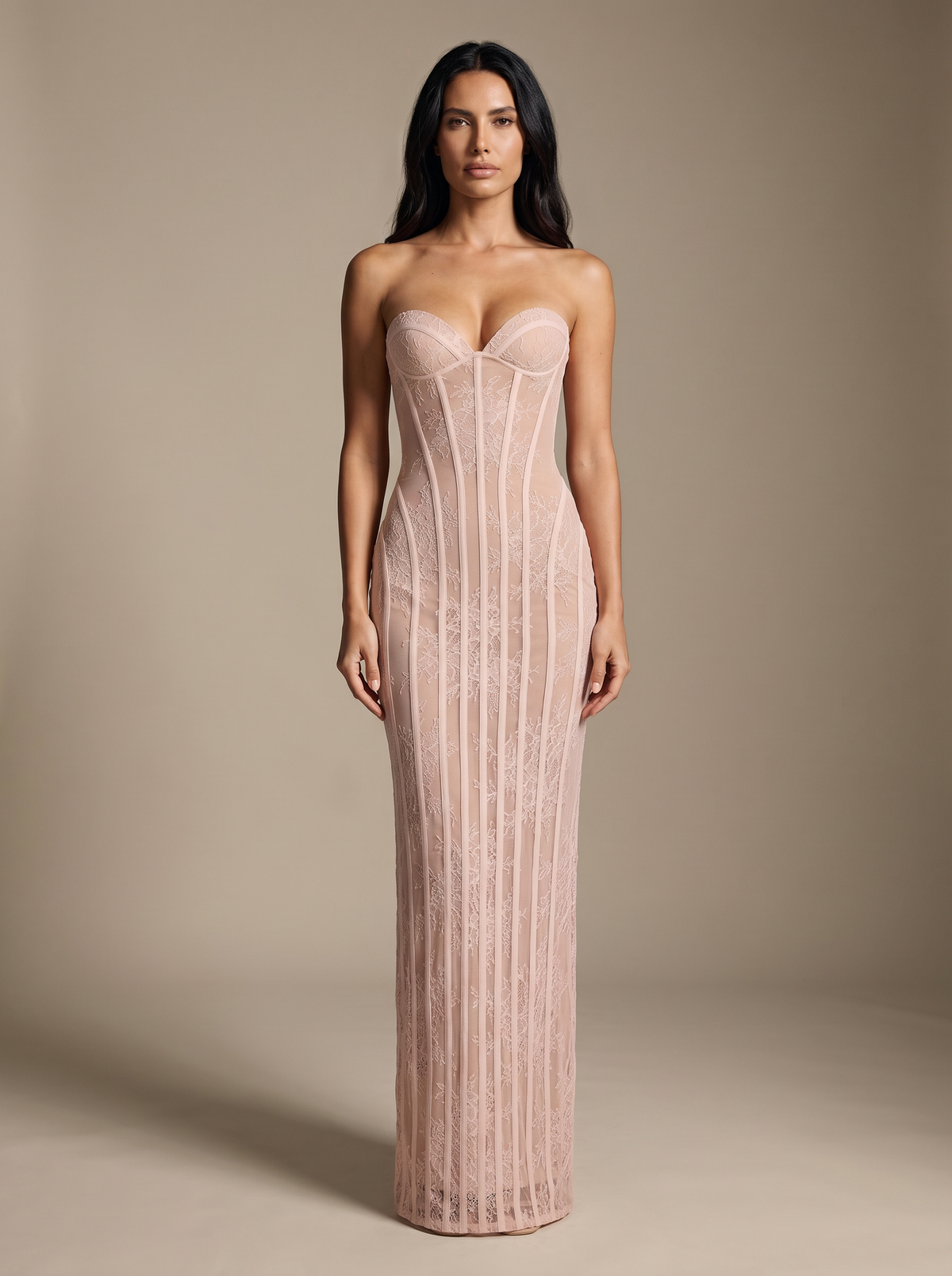Louisa Maxi Dress - Blush