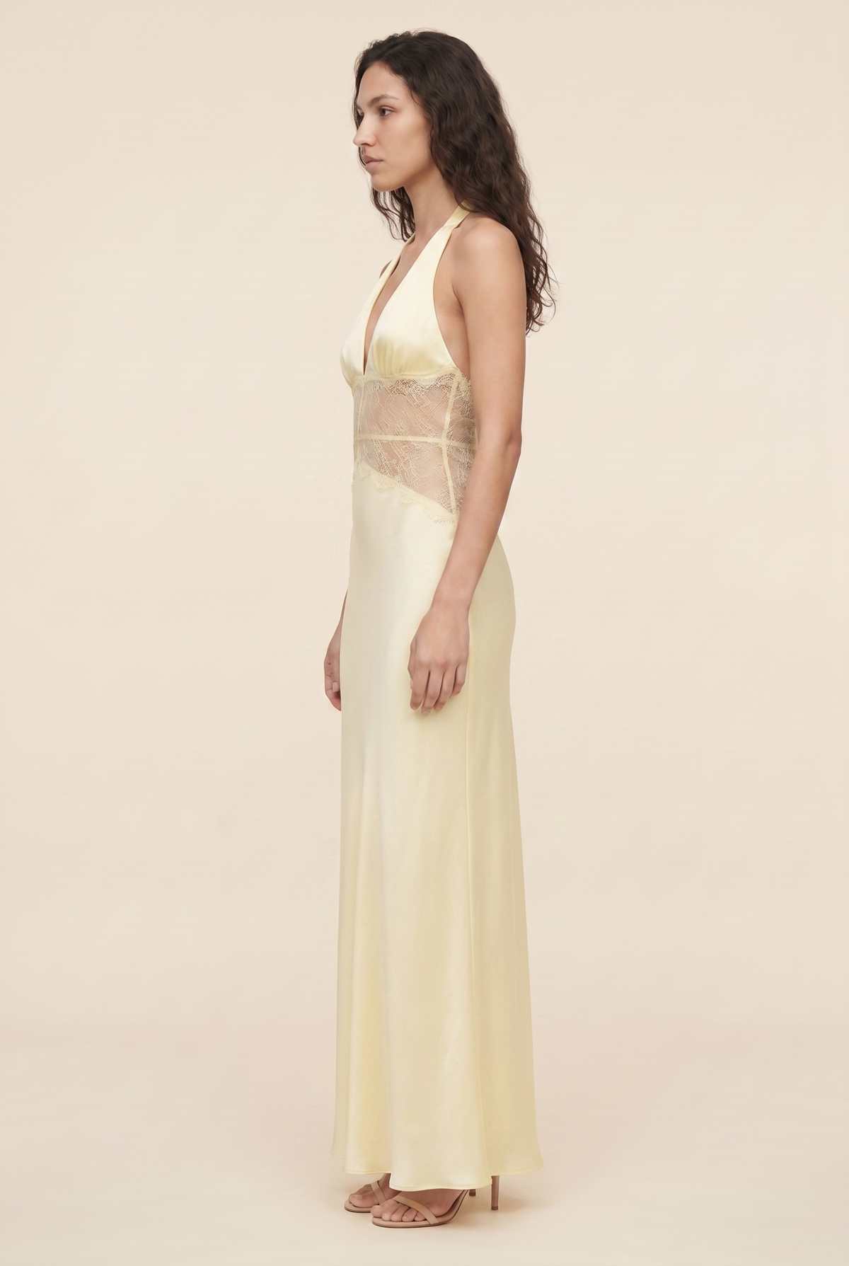 Lumen Lace Maxi Dress - Butter Yellow