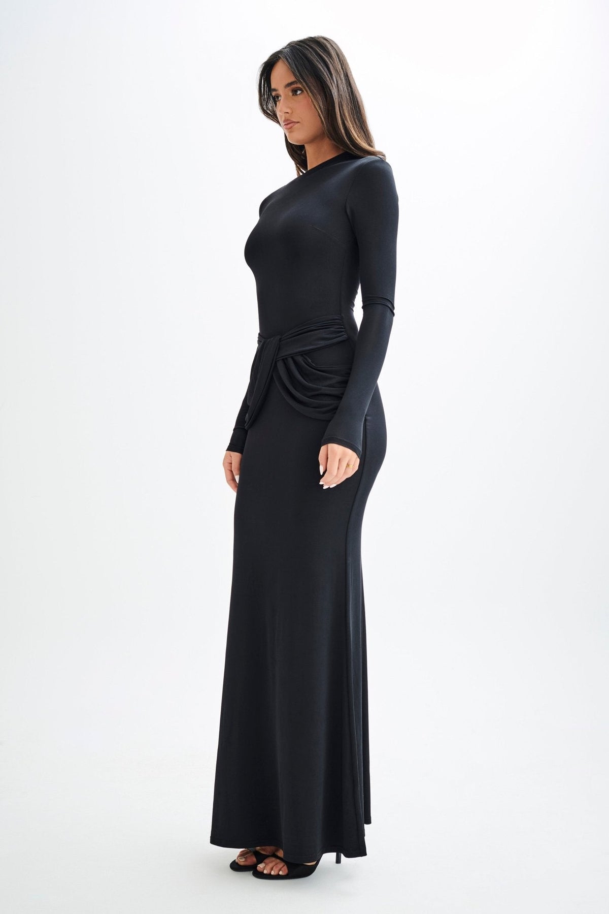 Lunette Maxi Dress - Black