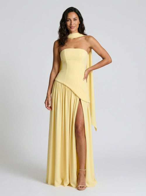 Marcelline Maxi Dress - Butter Yellow