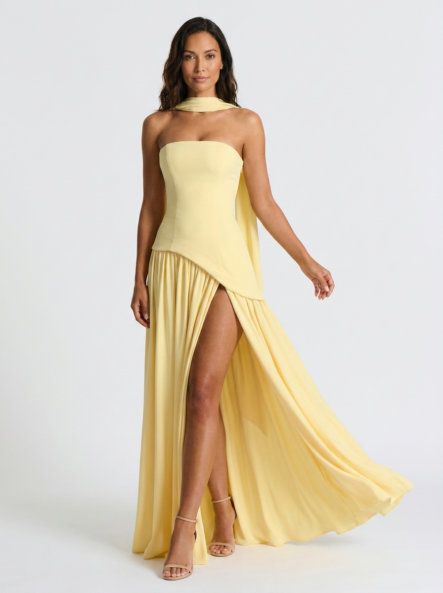 Marcelline Maxi Dress - Butter Yellow