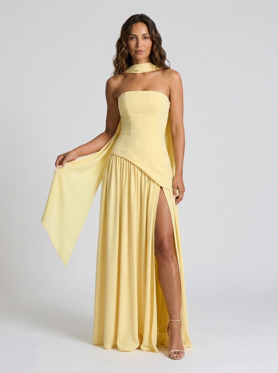 Marcelline Maxi Dress - Butter Yellow