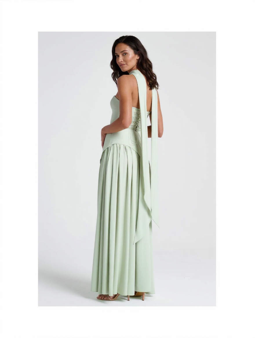 Marcelline Maxi Dress - Mint Green