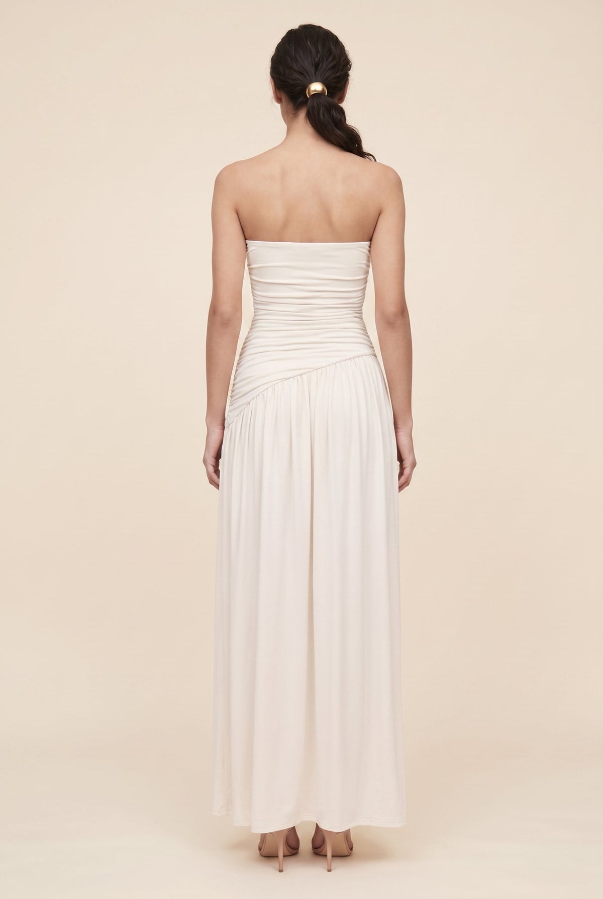 Mathilde Strapless Maxi Dress - Ivory