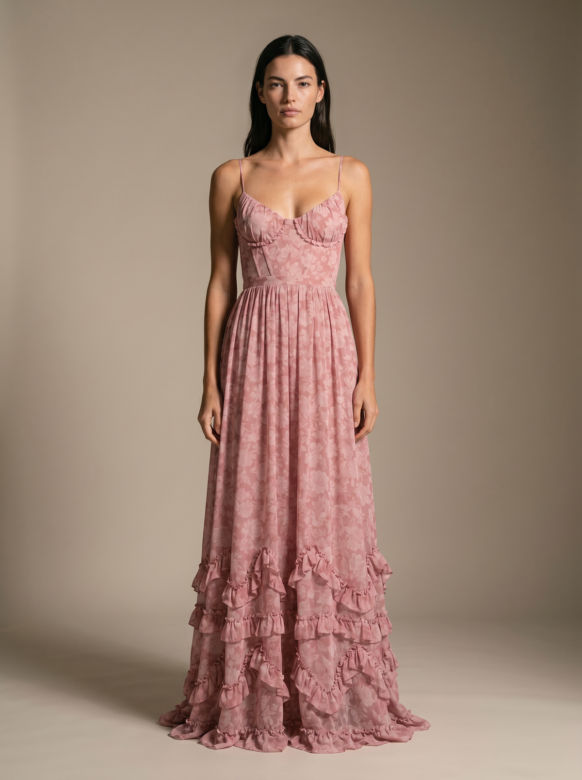 Monroe Maxi Dress - Dusty Rose
