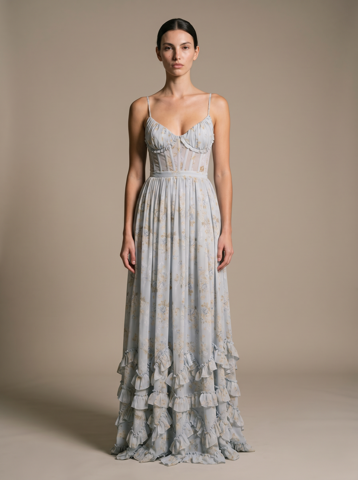 Monroe Maxi Dress - Ivory Romance