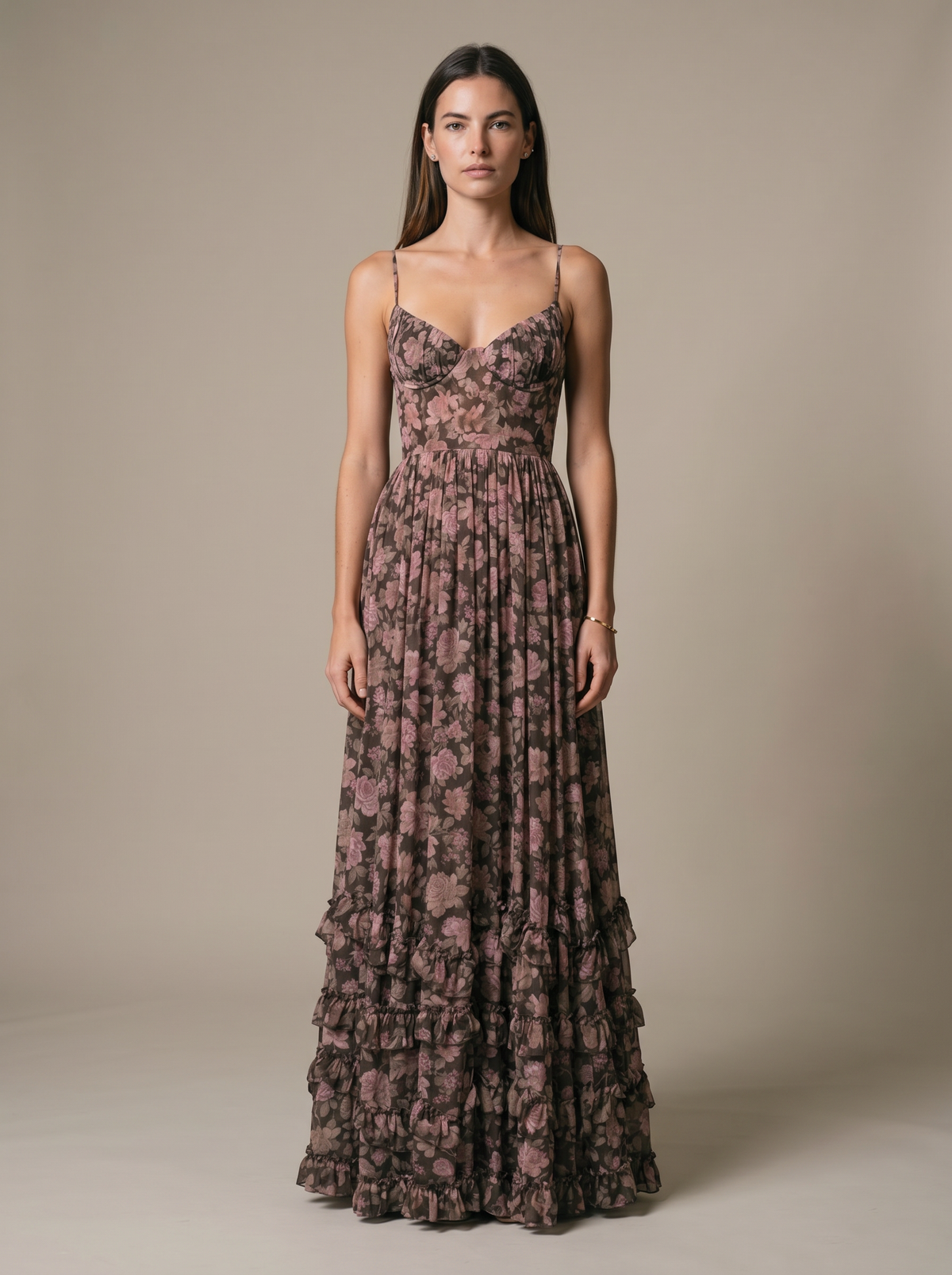 Monroe Maxi Dress - Midnight Bloom