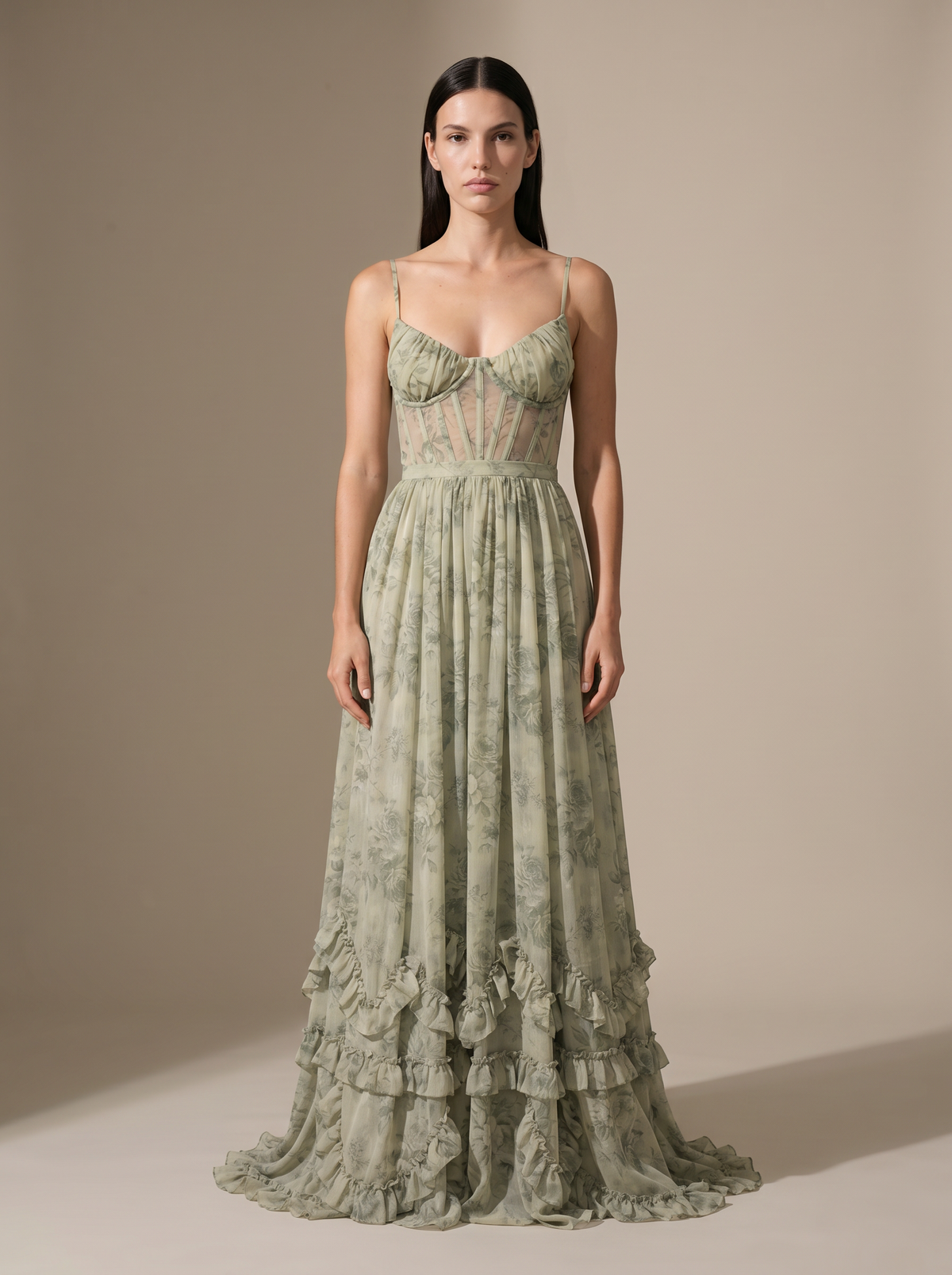 Monroe Maxi Dress - Sage Blossom