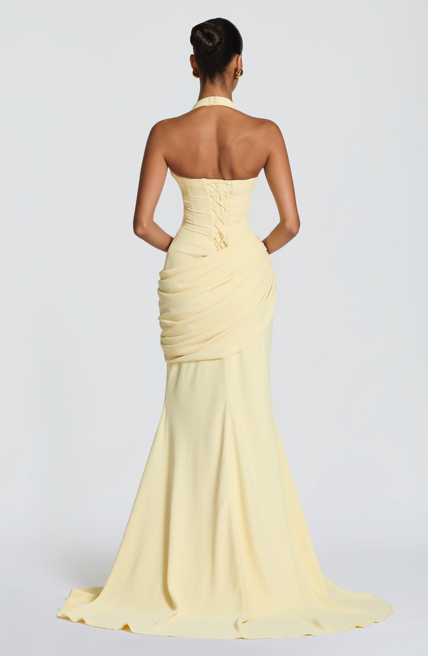Winifred Frock Gown - Lemon