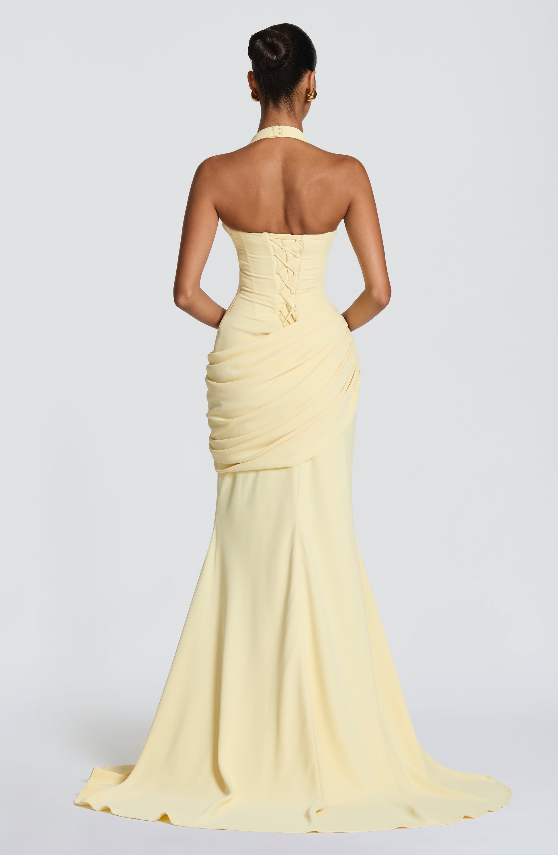 Winifred Frock Gown - Lemon