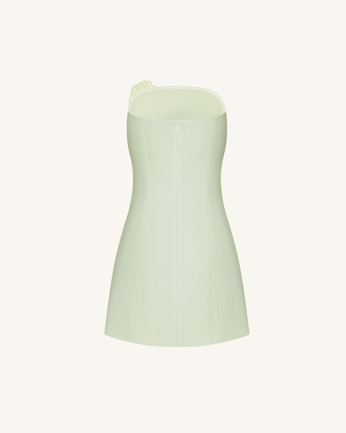 Ninon Strapless Mini Dress - Mint Floral