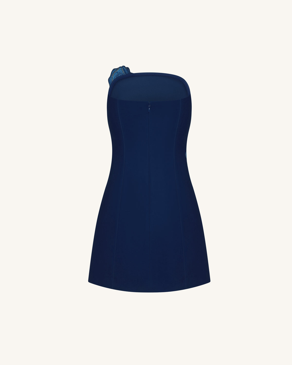 Ninon Strapless Mini Dress - Navy Floral
