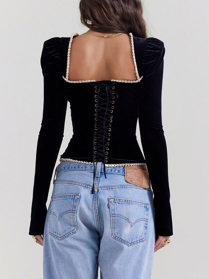 Nina Velvet Corset