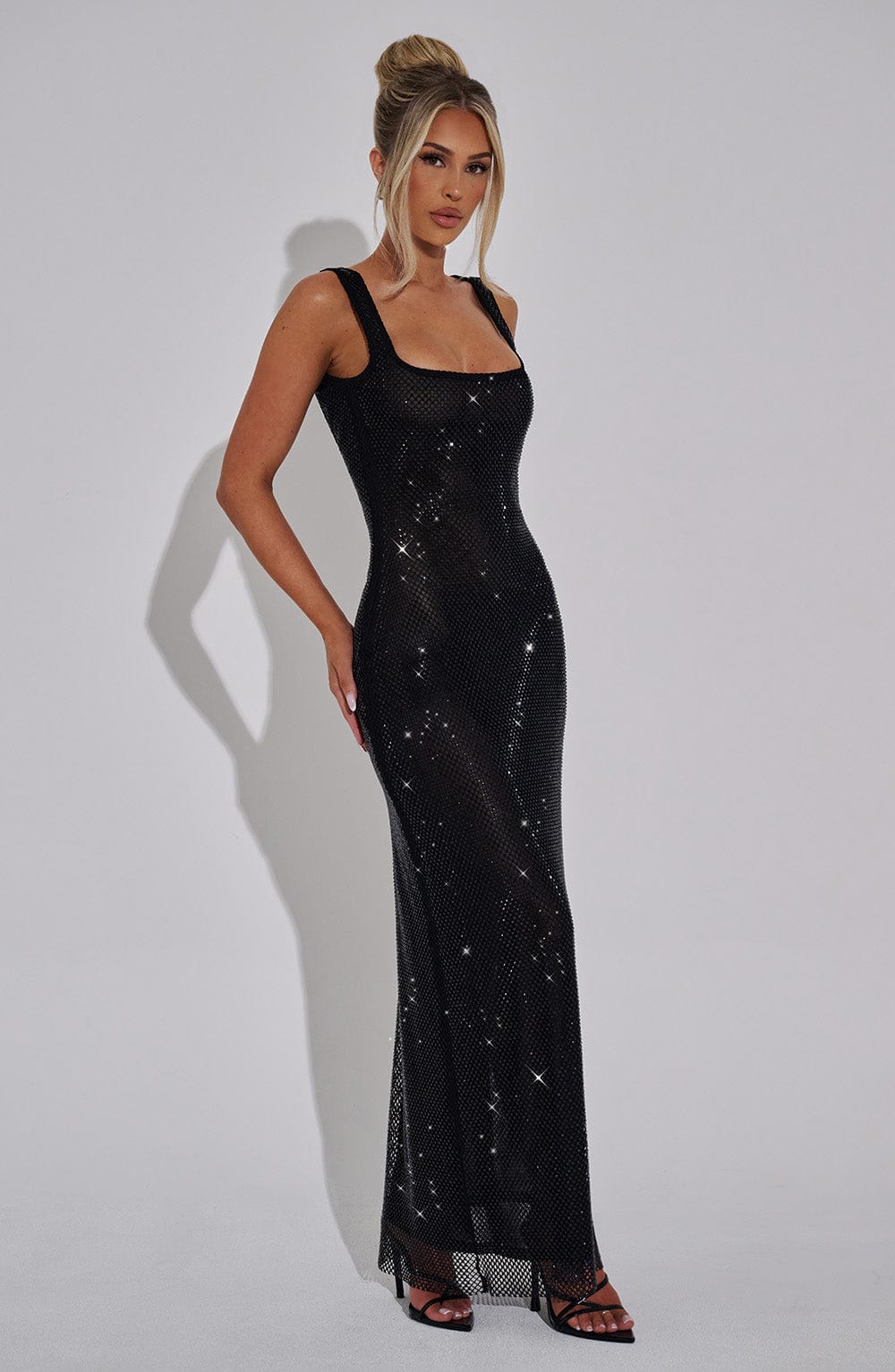 Parker Maxi Dress - Black, side