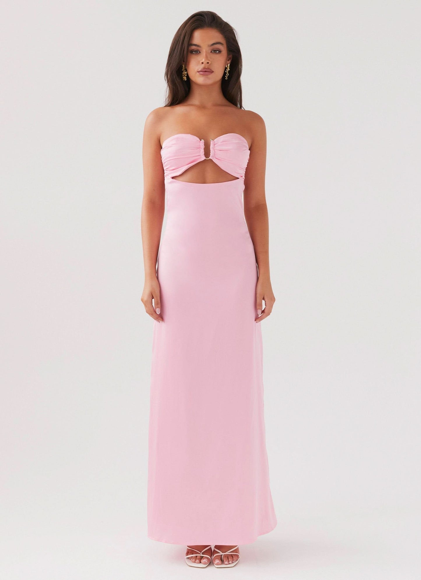 Molly Maxi Dress - Pink, front