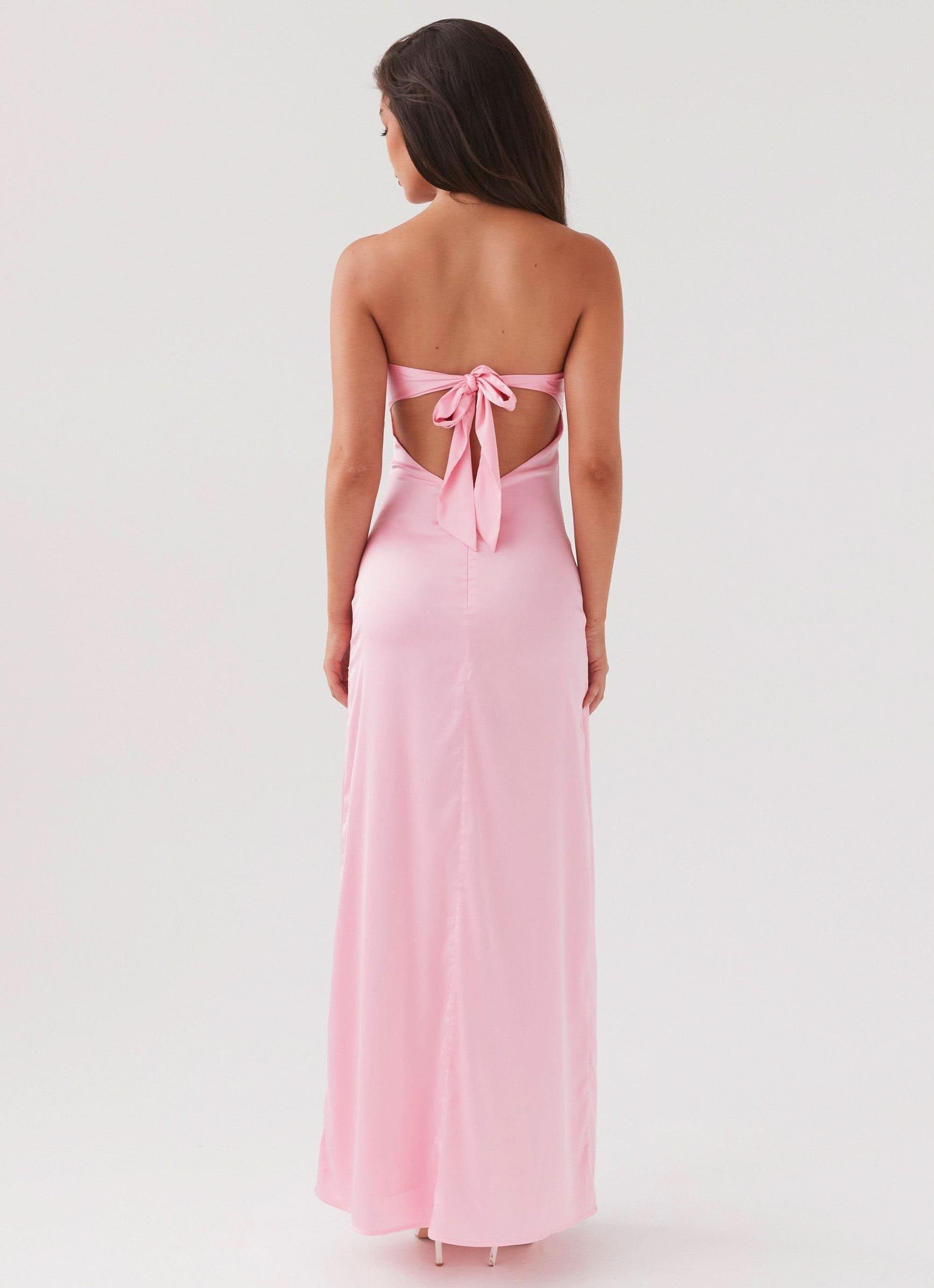 Molly Maxi Dress - Pink, back
