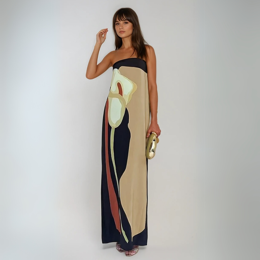 Dorothea Maxi Dress - Khaki Green