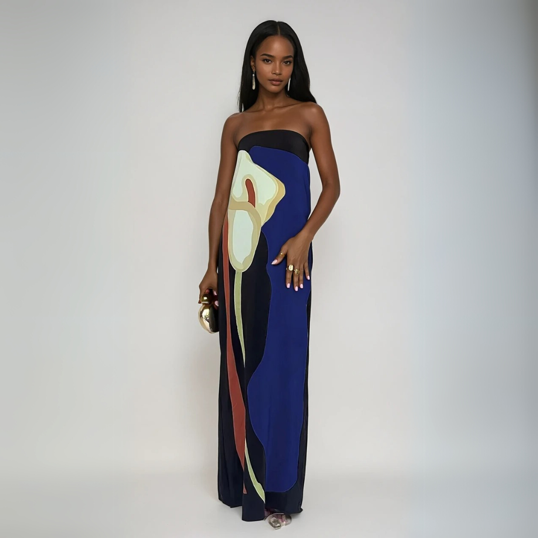 Dorothea Maxi Dress - Blue
