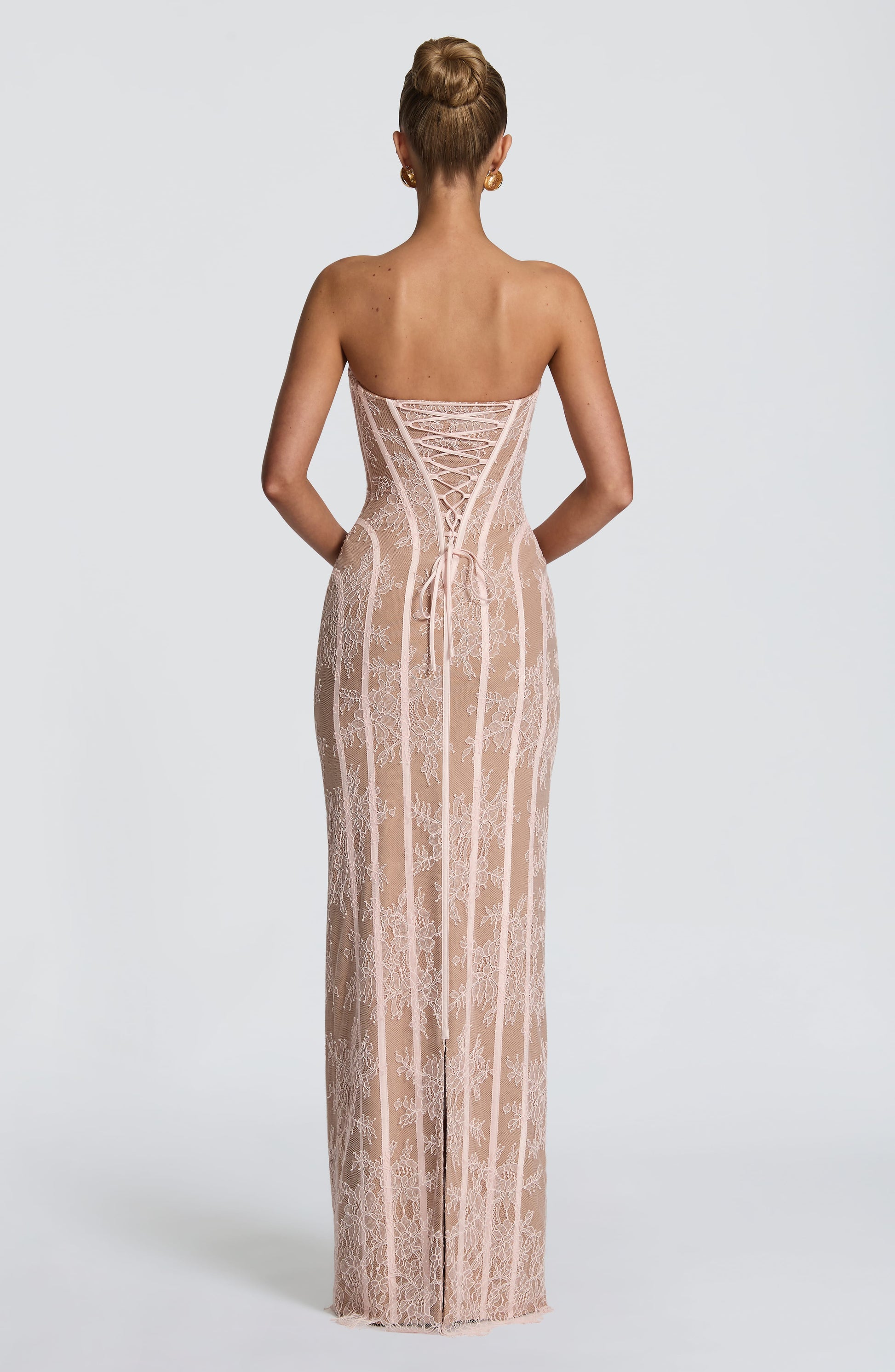 Talia Floral Satin Maxi Dress