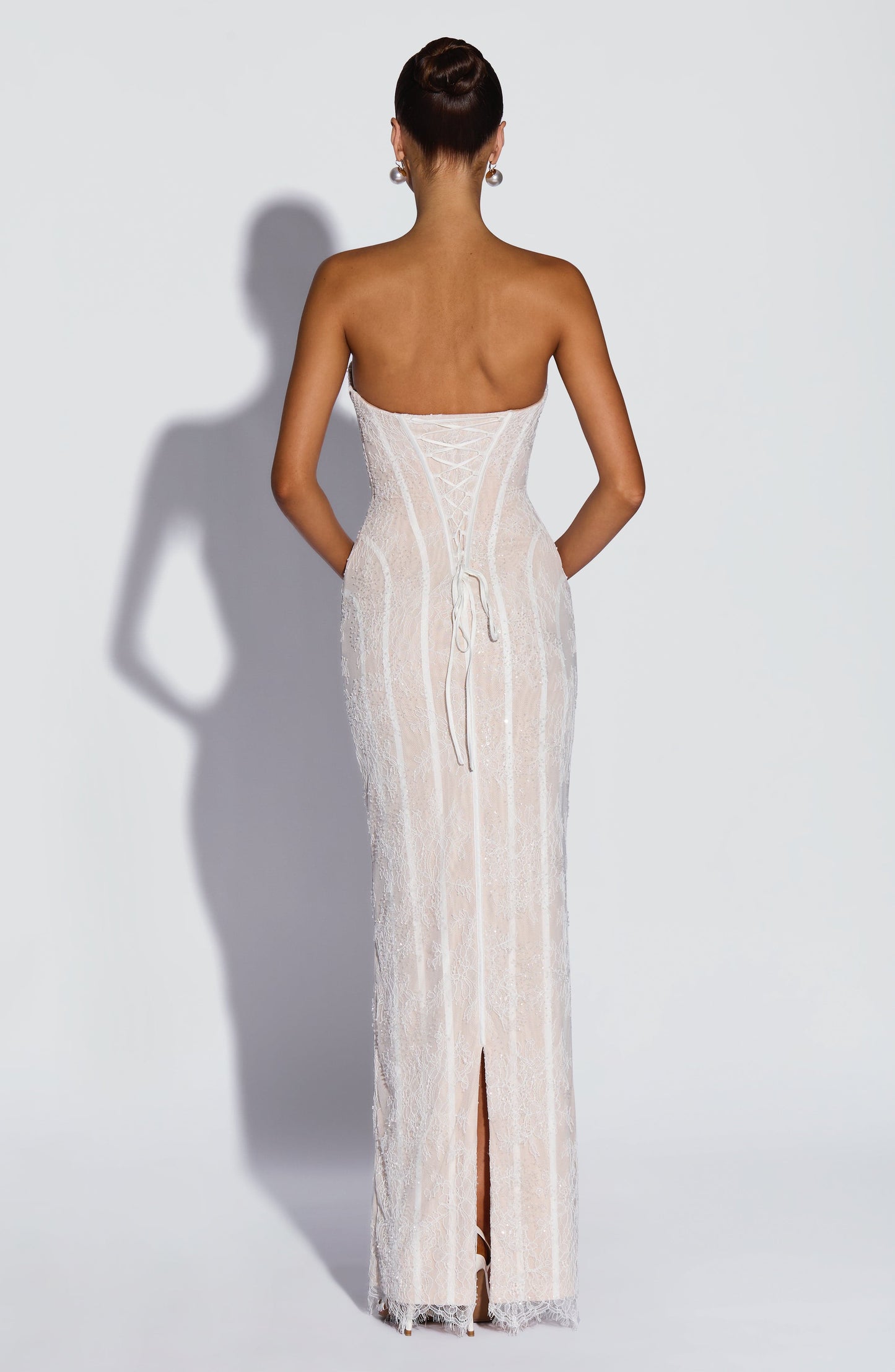 Talia Floral Satin Maxi Dress