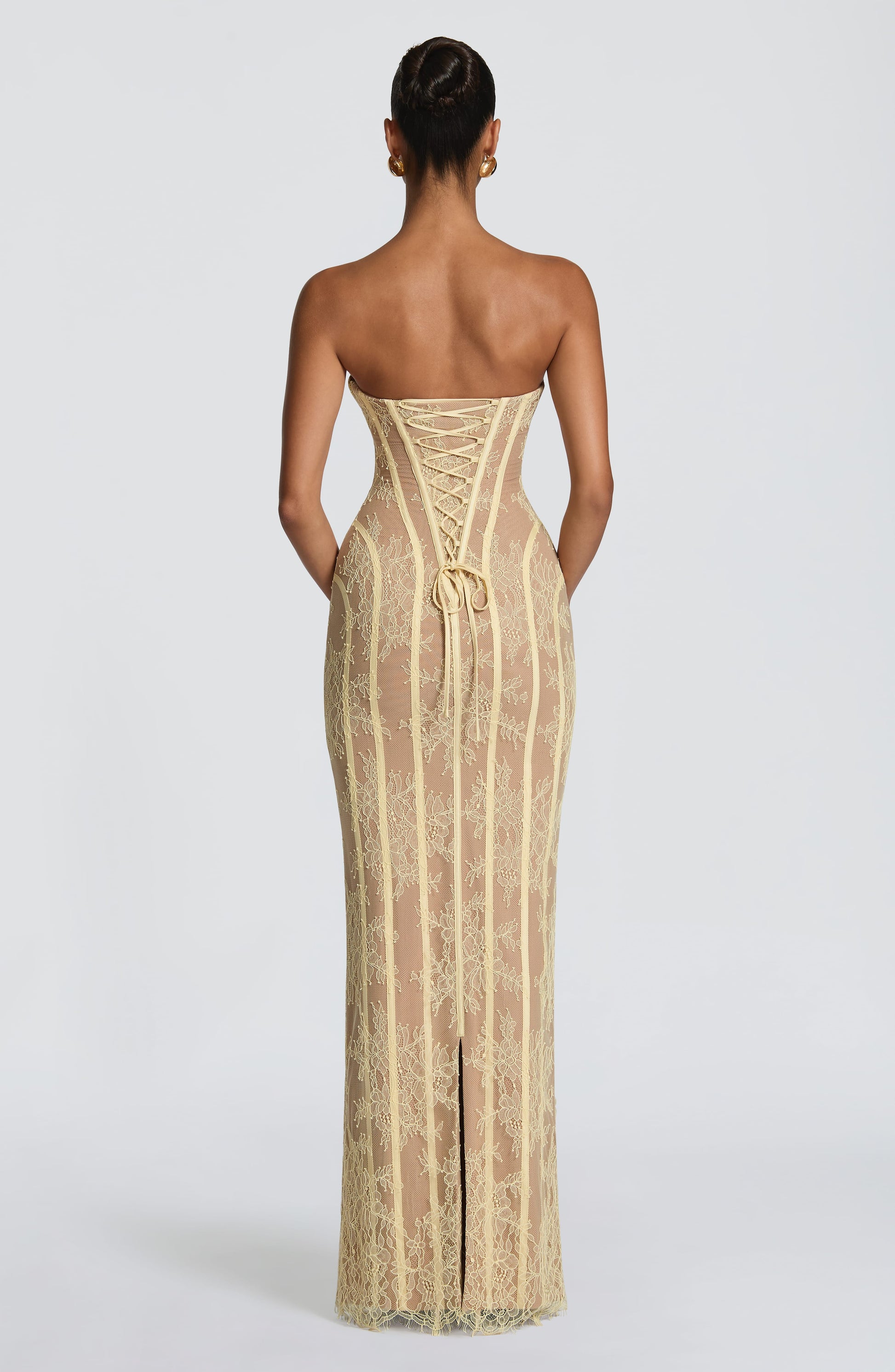 Talia Floral Satin Maxi Dress