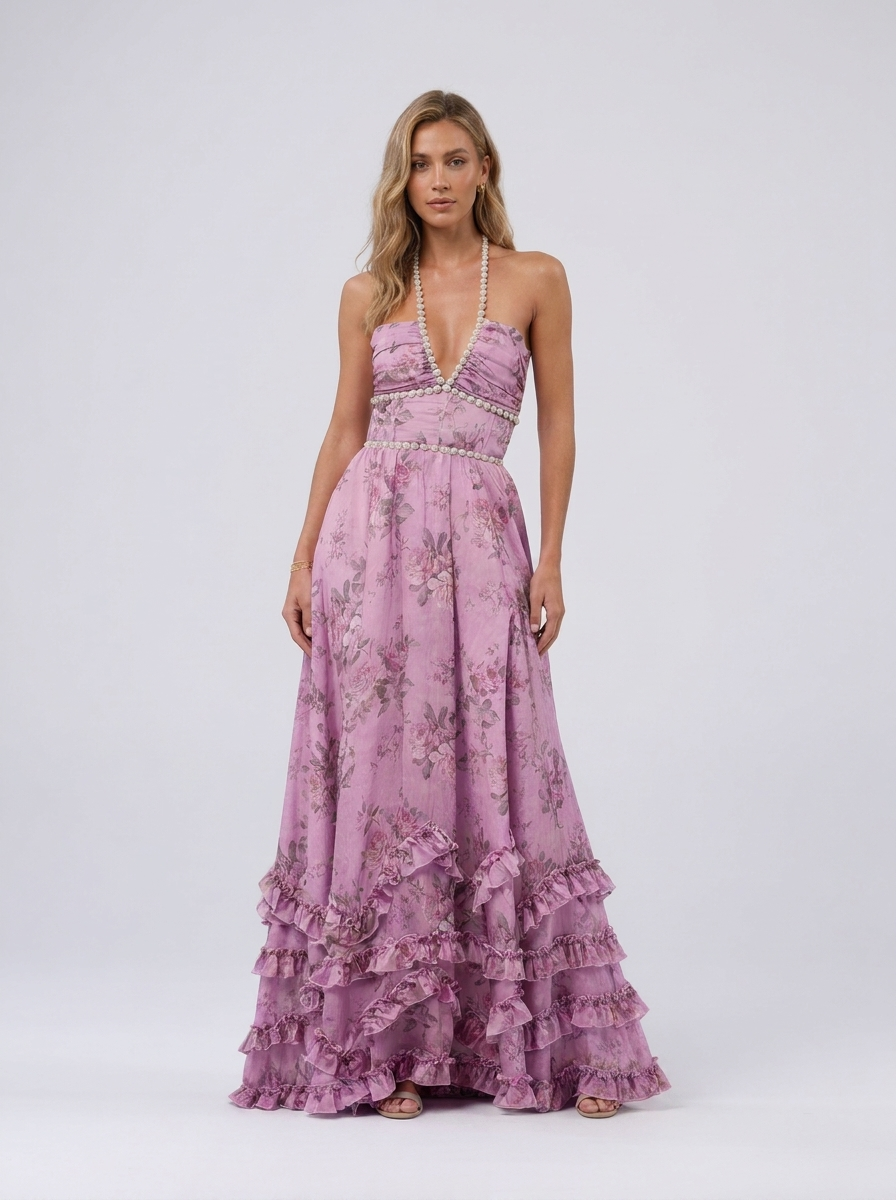 Camila Floral Tiered Maxi Dress