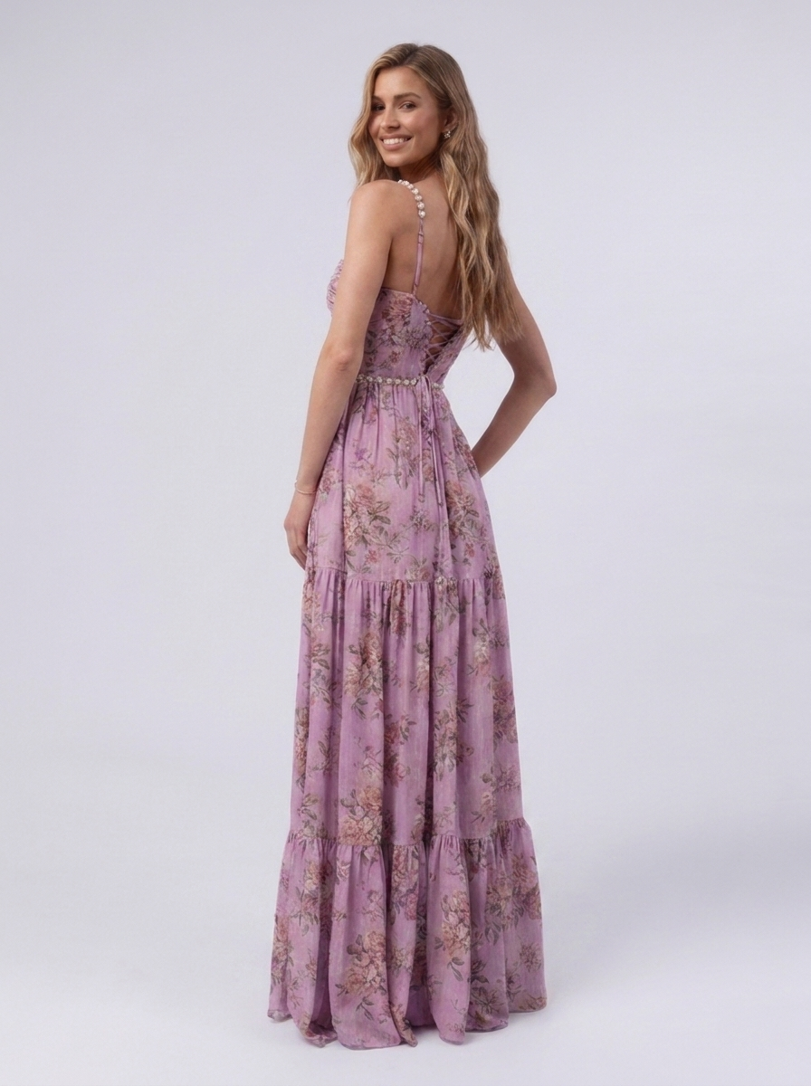 Camila Floral Tiered Maxi Dress