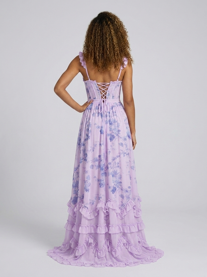 Aurelia Floral Bustier Maxi Dress