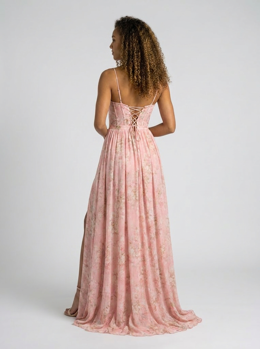 Aurelia Floral Bustier Maxi Dress