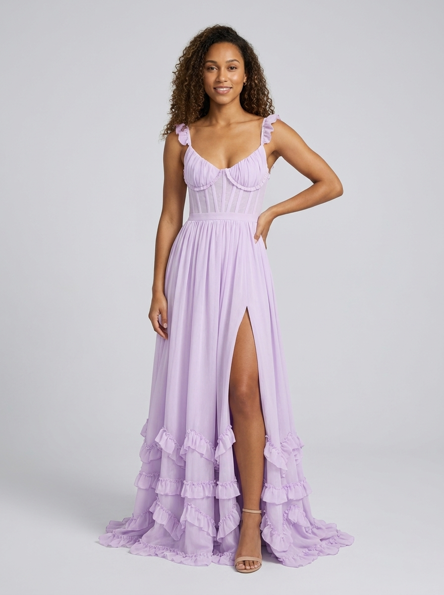 Aurelia Floral Bustier Maxi Dress