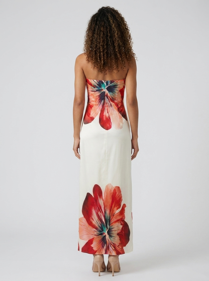 Bella Floral Bustier Maxi Dress